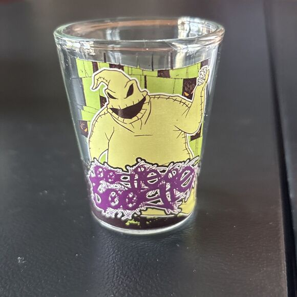Set Of Two Nightmare Before Christmas Oogie Boogie Shot Glasses 1.5 Ounces - Picture 5 of 6